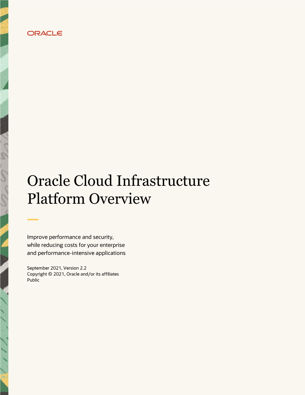 Oracle Cloud Infrastructure Platform Overview (PDF)