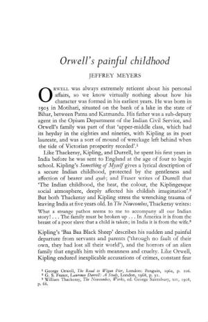 Orwell's Painful Childhood