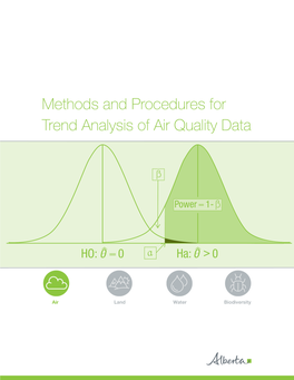Methods and Procedures for Trend Analysis of Air Quality Data Thompson Nunifu and Long Fu