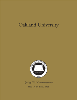 Oakland University Motto