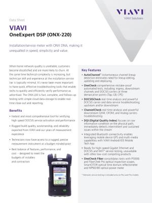 Installation/Service Meter | Oneexpert DSP (ONX-220)