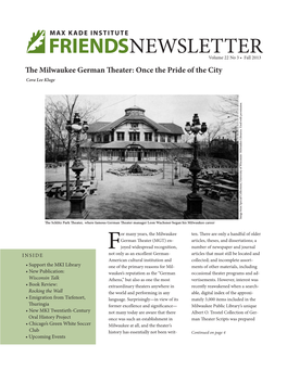 Newsletter Fall 2013