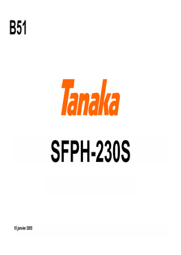 IPL, SFPH-230S, Tanaka, 2005-01