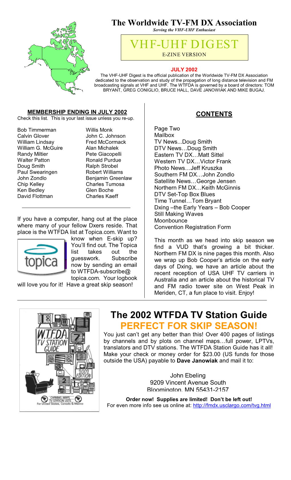 Vhf-Uhf Digest E-Zine Version