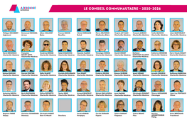 Le Conseil Communautaire - 2020-2026