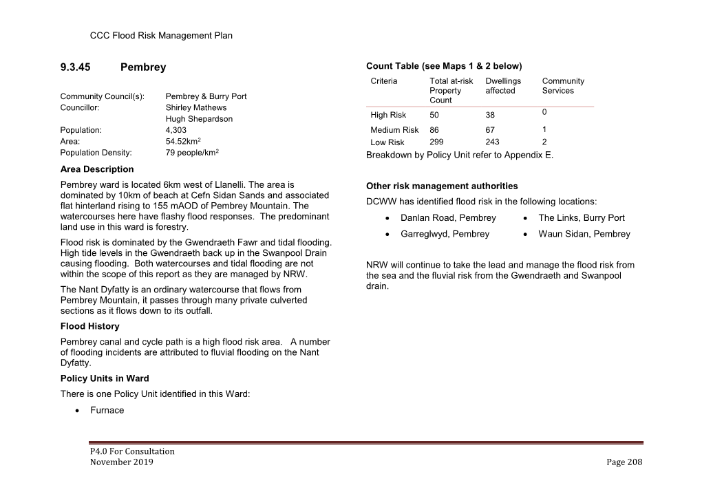 CCC Flood Risk Management Plan