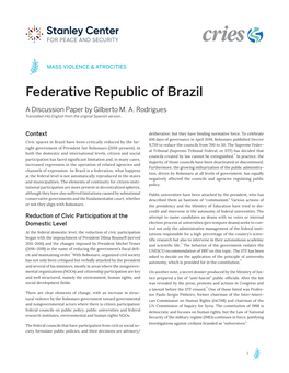 Federative Republic of Brazil