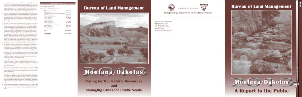 Montana/Dakotas Lands Day in September