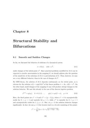 Structural Stability and Bifurcations