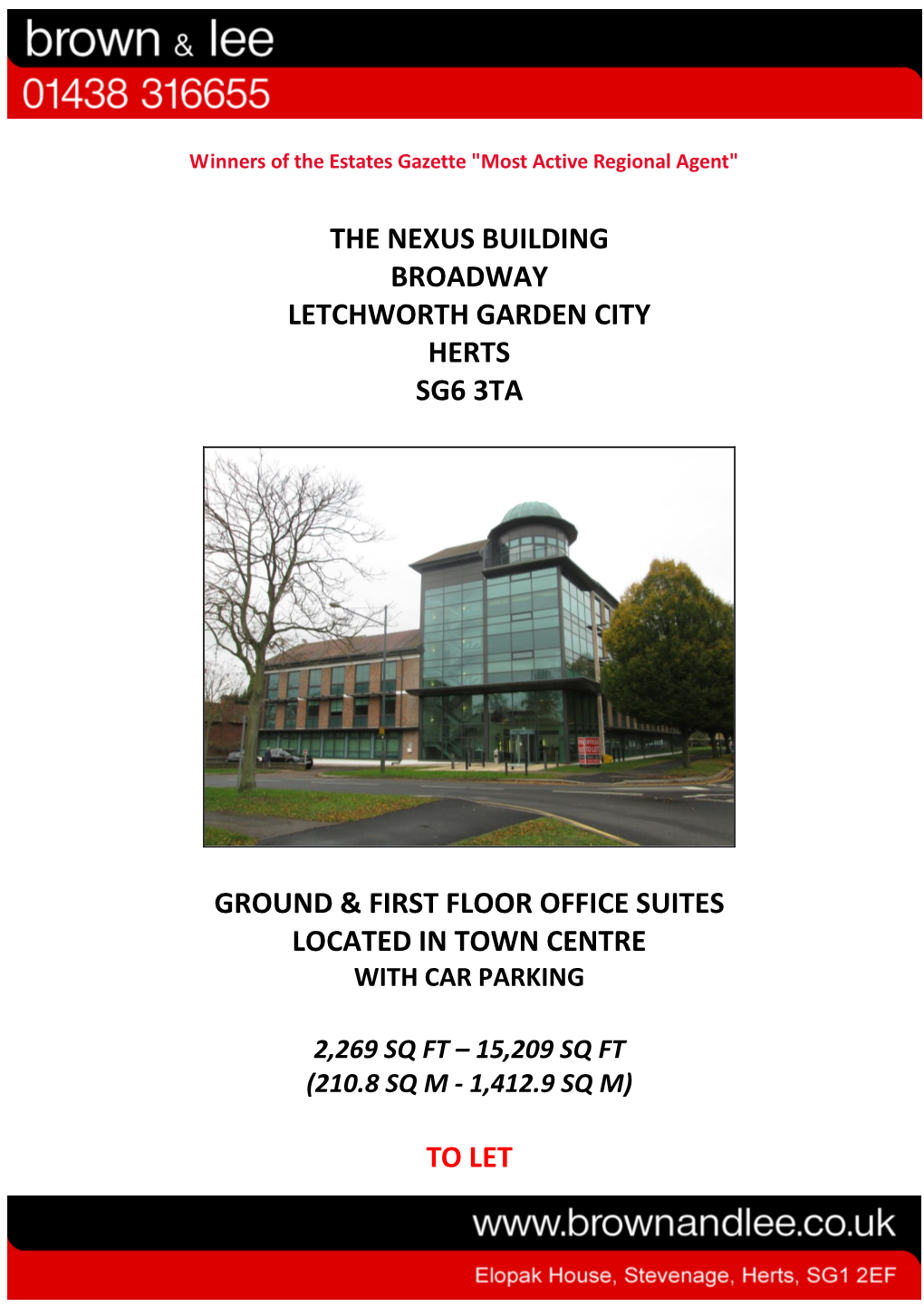 The Nexus Building Broadway Letchworth Garden City Herts Sg6 3Ta