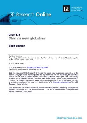 Chun Lin China's New Globalism