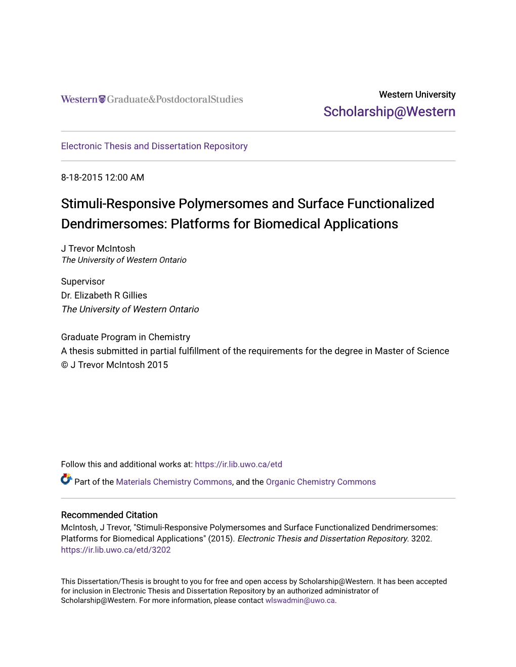 Stimuli-Responsive Polymersomes and Surface Functionalized Dendrimersomes: Platforms for Biomedical Applications