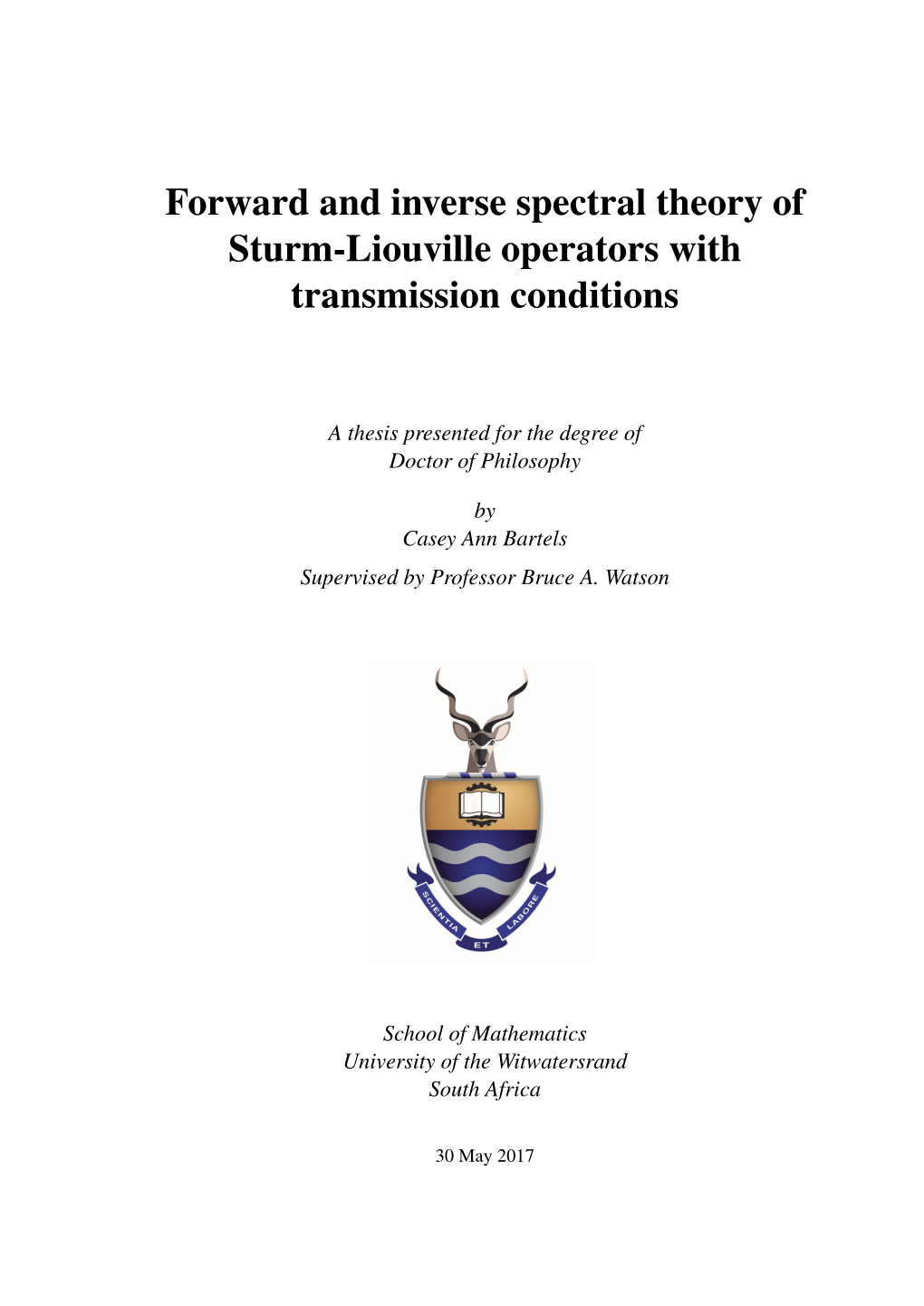 Forward and Inverse Spectral Theory of Sturm-Liouville Operators with Transmission Conditions