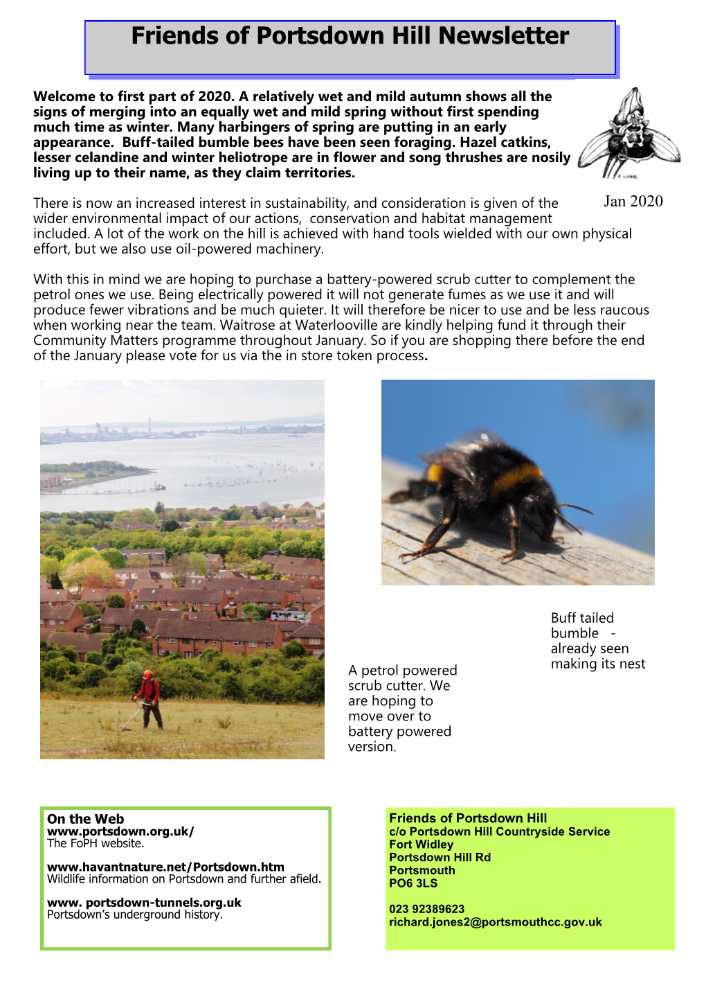 Friends of Portsdown Hill Newsletter