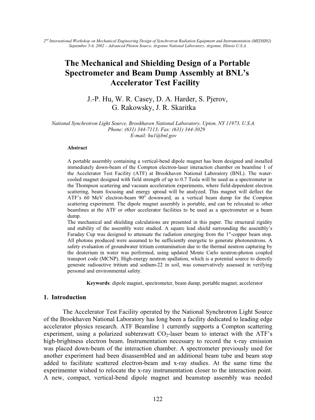 Mechanical Design of the ATF Vertical Bend Dipole Magnet Assembly