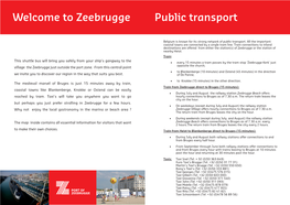 Zeebrugge Public Transport