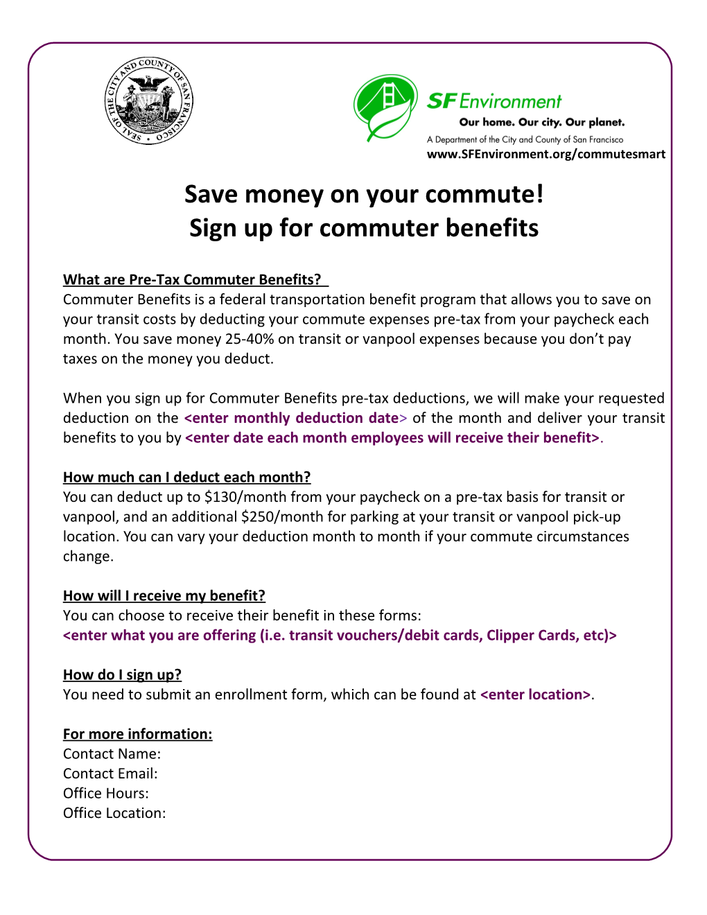 Save Money on Your Commute!