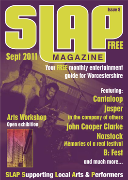 Sept 2011 Your FREE Monthly Entertainment Guide for Worcestershire