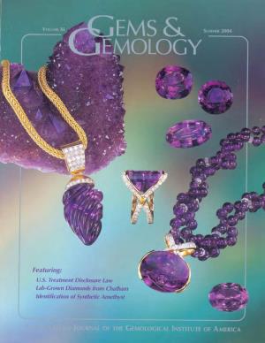 Summer 2004 Gems & Gemology