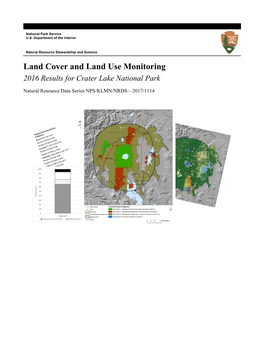 Land Cover and Land Use Monitoring: 2016 Results for Crater Lake National Park