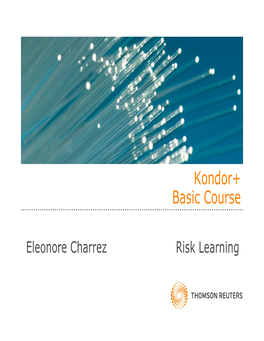 Kondor+ Basic Course