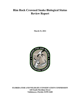 Biological Status Report