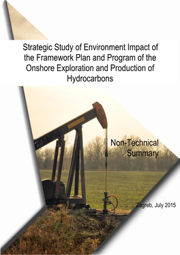 Strategic Study of Environment Impact of the Framework Plan and Program of the Onshore Exploration and Production of Hydrocarbons