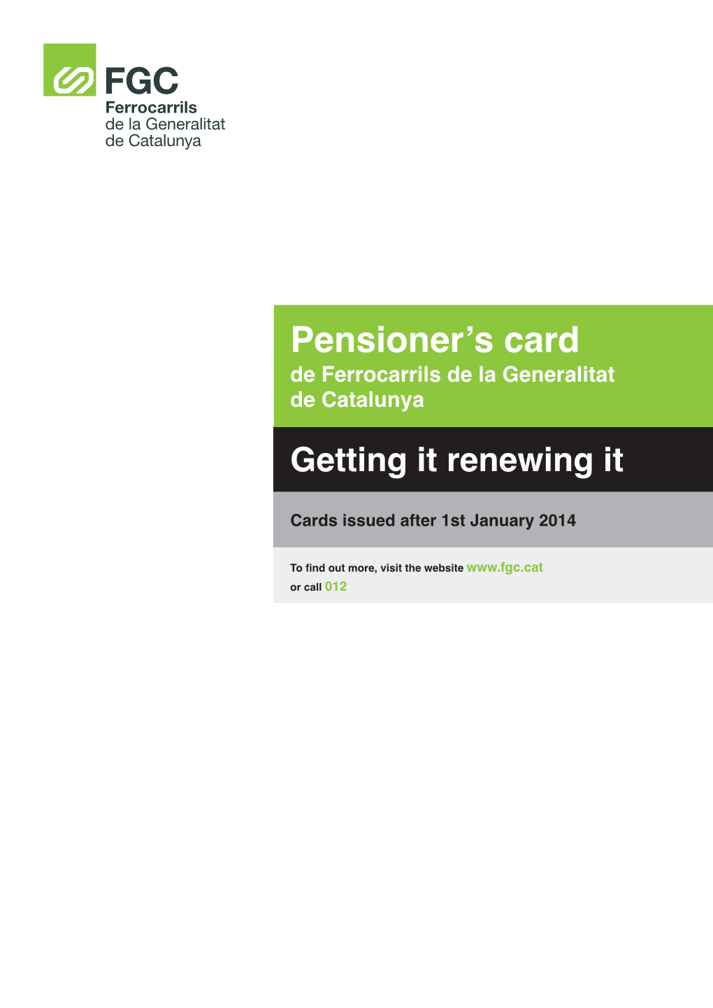 Pensioner's Card