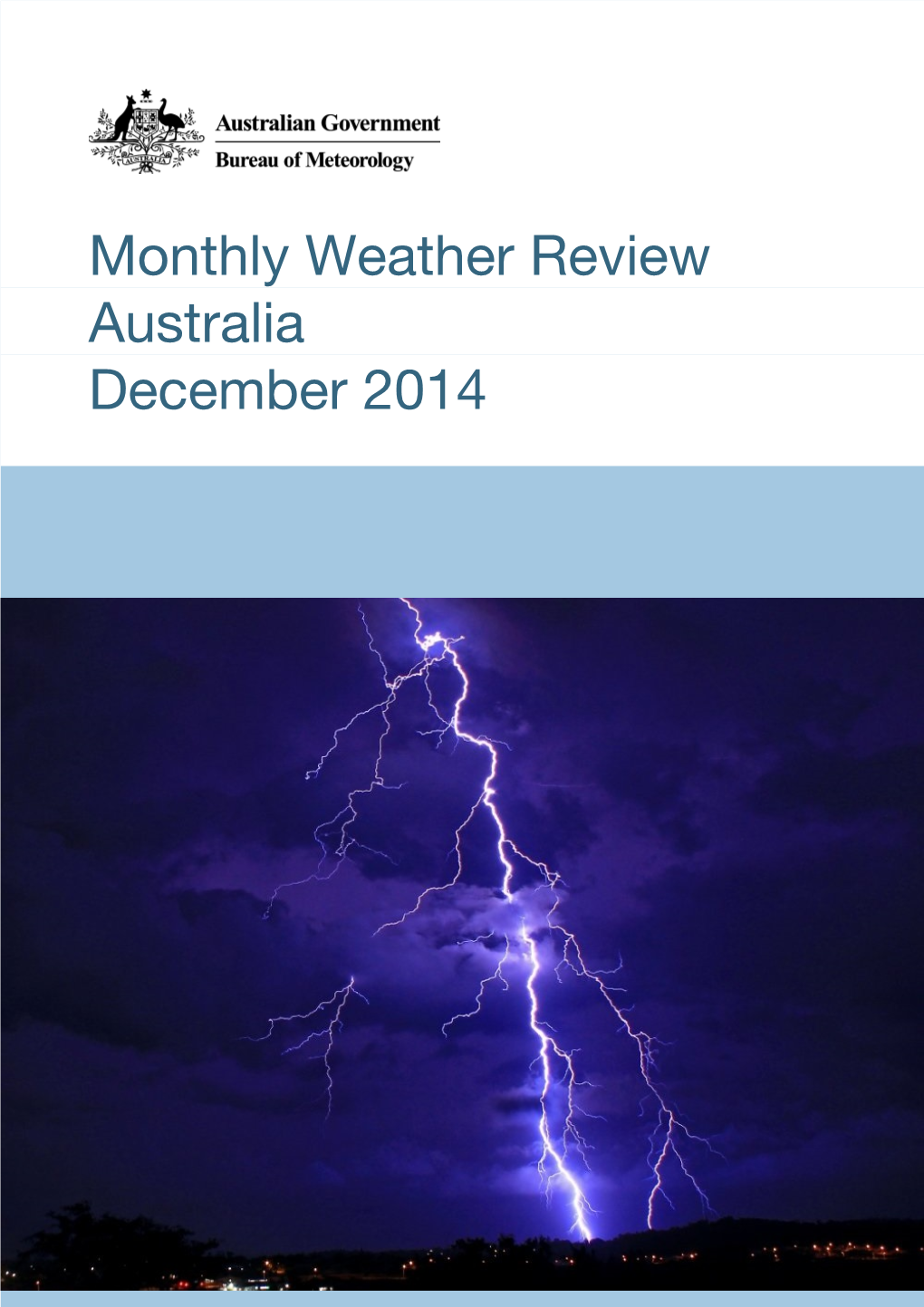 Monthly Weather Review Australia December 2014