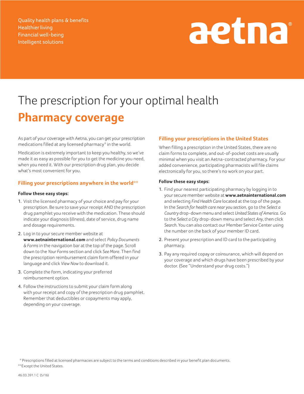 The Prescription for Your Optimal Health Pharmacy Coverage