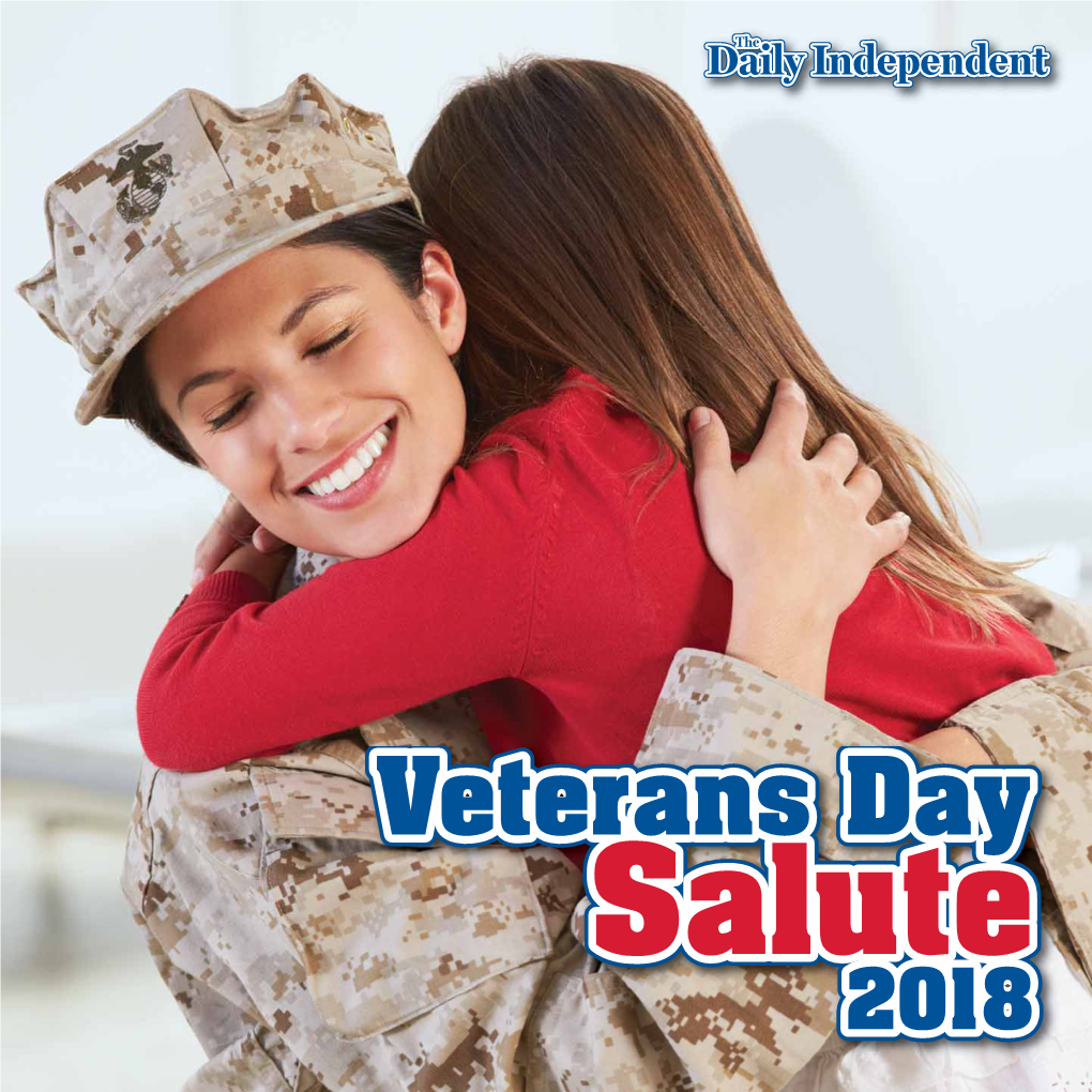 We Proudly Salute All Veterans and Military Personnel