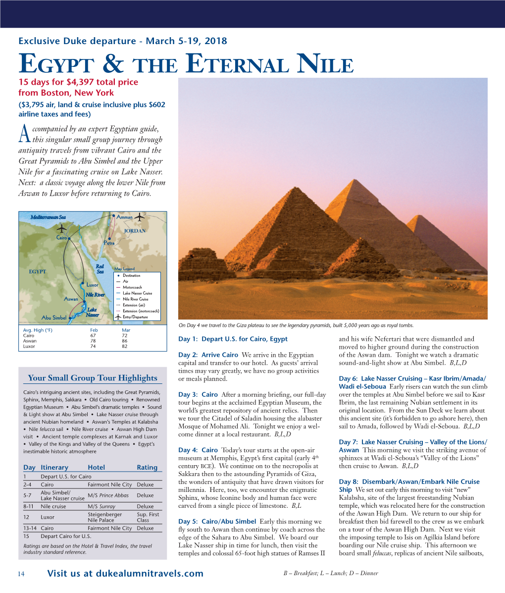 Egypt & the Eternal Nile