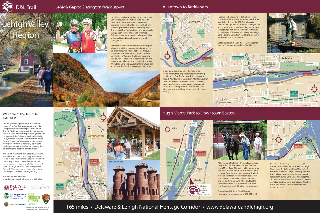 Lehigh Valley Region Map & Guide