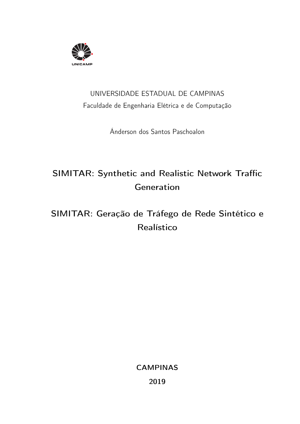 SIMITAR: Synthetic and Realistic Network Traffic Generation