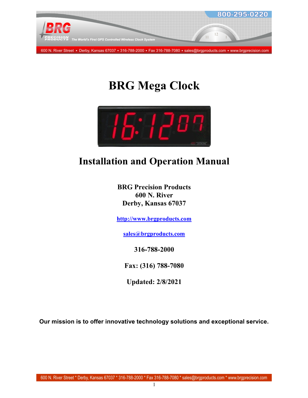 BRG Mega Clock