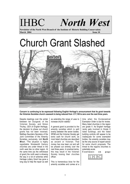 IHBC NW Newsletter (March 2004)