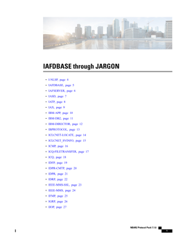 IAFDBASE Through JARGON