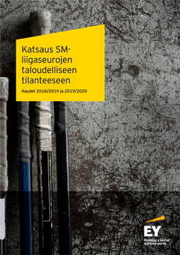 Katsaus SM- Liigaseurojen Taloudelliseen Tilanteeseen Kaudet 2018/2019 Ja 2019/2020 Sisällysluettelo