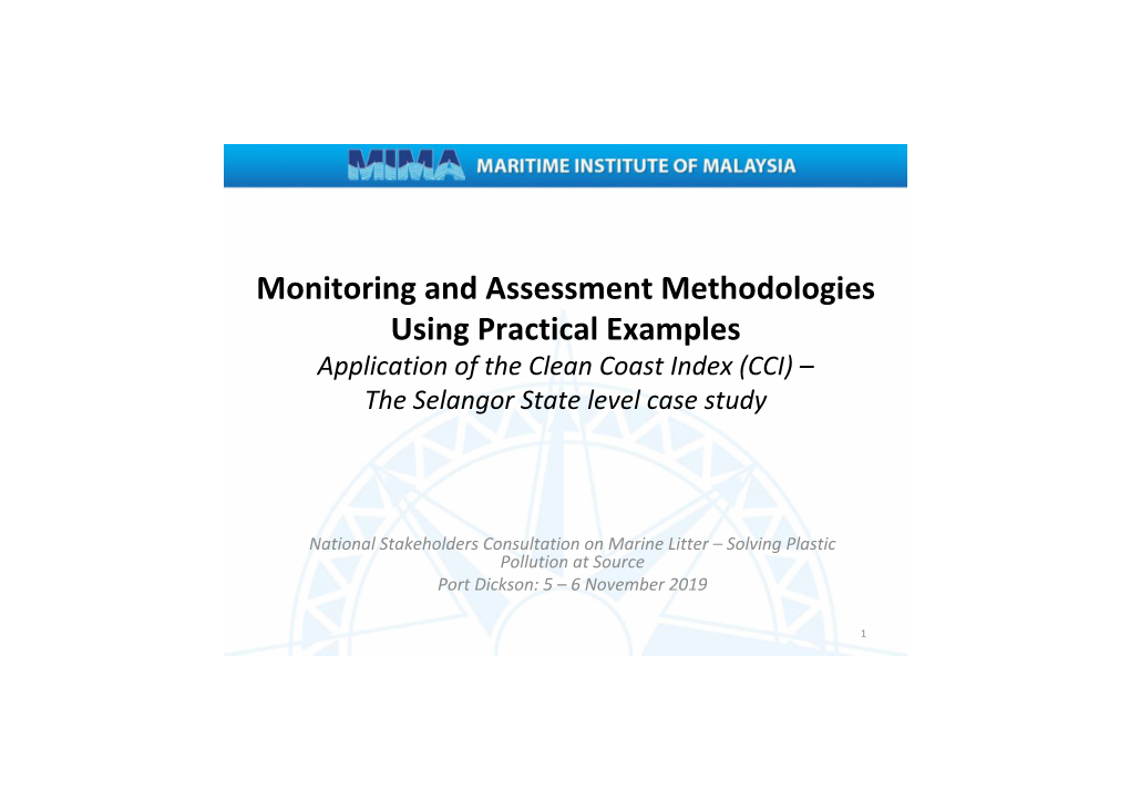 7-Cheryl, MIMA (Monitoring Using CCI)