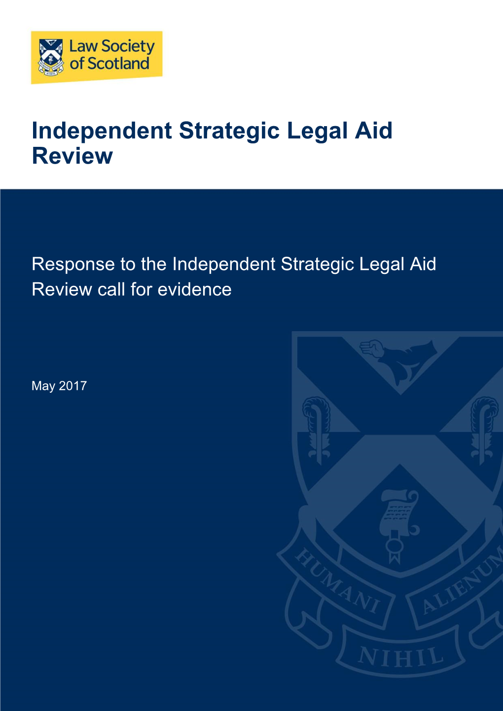 Independent Strategic Legal Aid Review