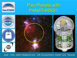 Pan-Planets with PANSTARRS1
