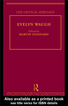 Evelyn Waugh: the Critical Heritage