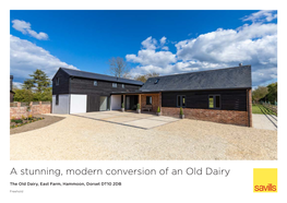 A Stunning, Modern Conversion of an Old Dairy