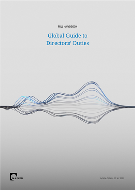 Global Guide to Directors' Duties