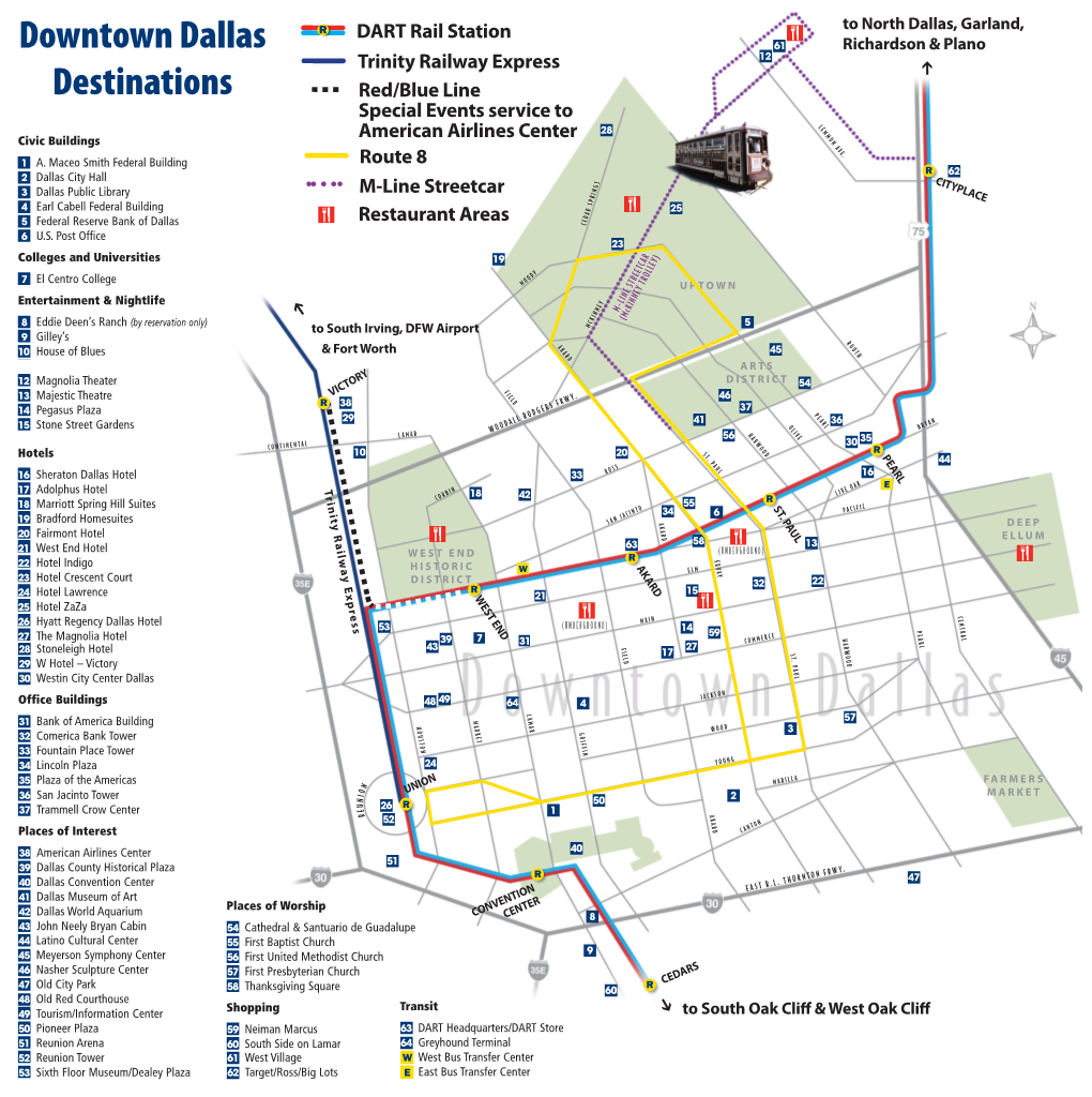 Downtown Dallas Destinations