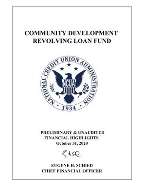 NCUA Community Development Revolving Loan Fund
