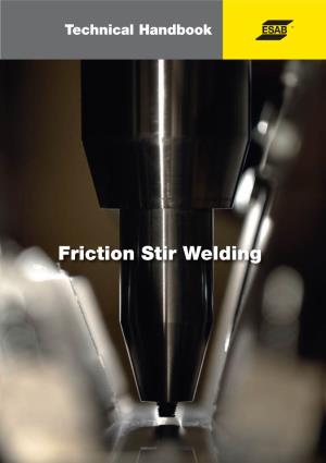 Friction Stir Welding Contents