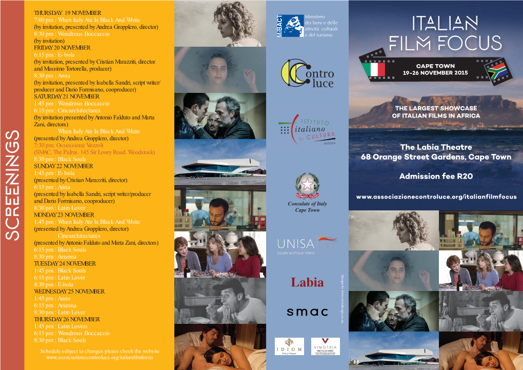 Italian Film Focus