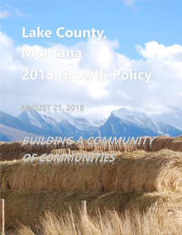 Lake County Growth Policy – August 21, 2018