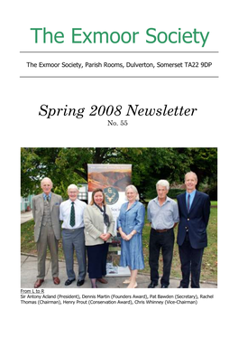 Spring 2008 Newsletter No